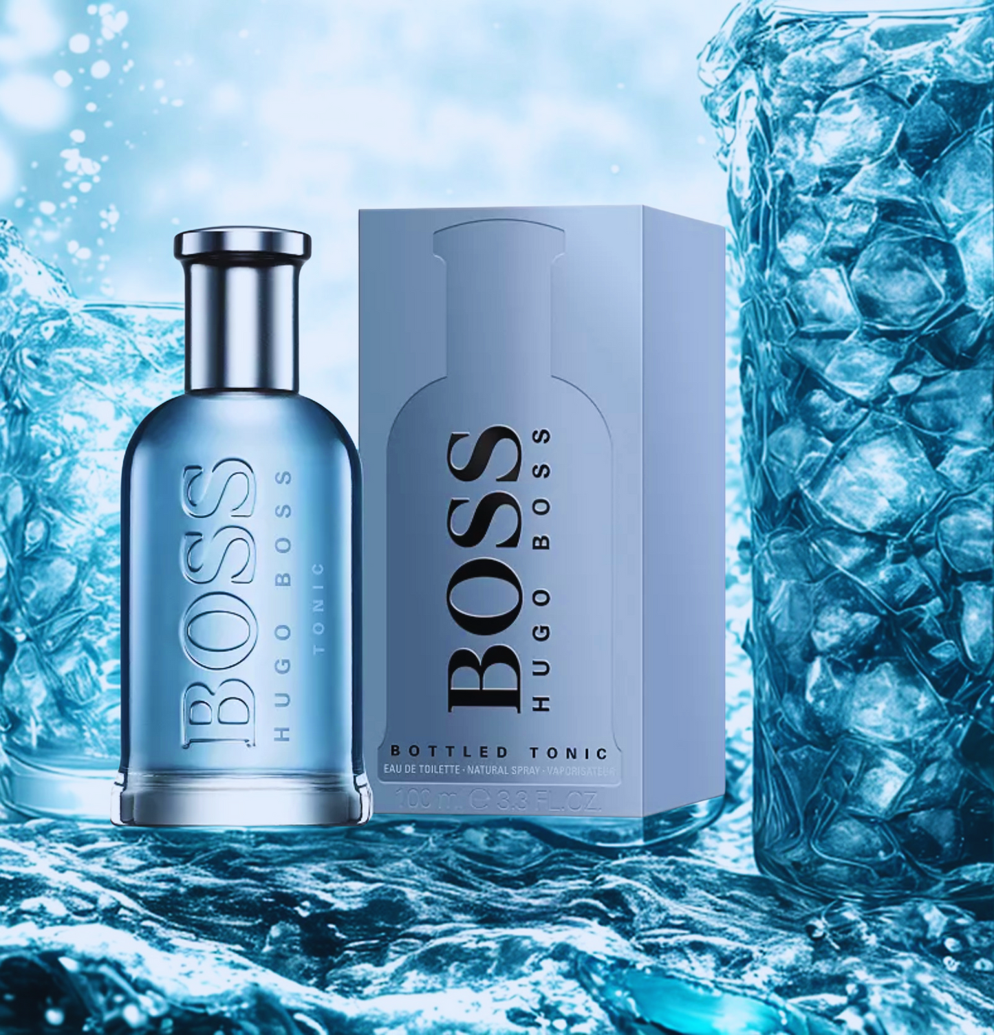 Hugo Boss Bottled Tonic Eau de Toilette 3.4 oz | Fresh Citrus Scent for Men